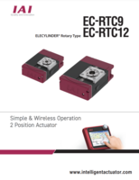 IAI EC-RTC CATALOG EC-RTC9 & EC-RTC12 SERIES: SIMPLE & WIRELESS OPERATIONS